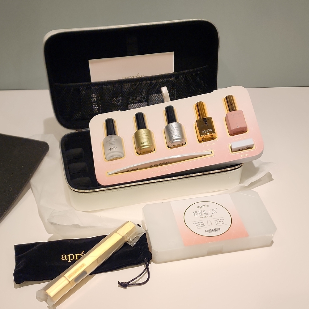 Apres Gel Nail Kit Brand New Sculpted Medium Ombre With Everything You Need!
